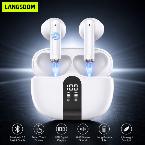 Langsdom wireless earbuds - wireless,